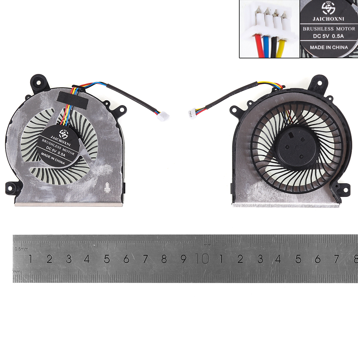 Picture of New Replacement CPU Cooling Fan For MSI GF66 GL66 MS-1581 N459 N460（GPU,High copy） N/A Layout